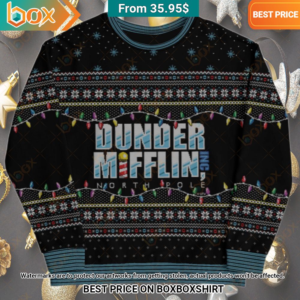 Dunder Mifflin Inc North Pole Branch Sweater You are always best dear