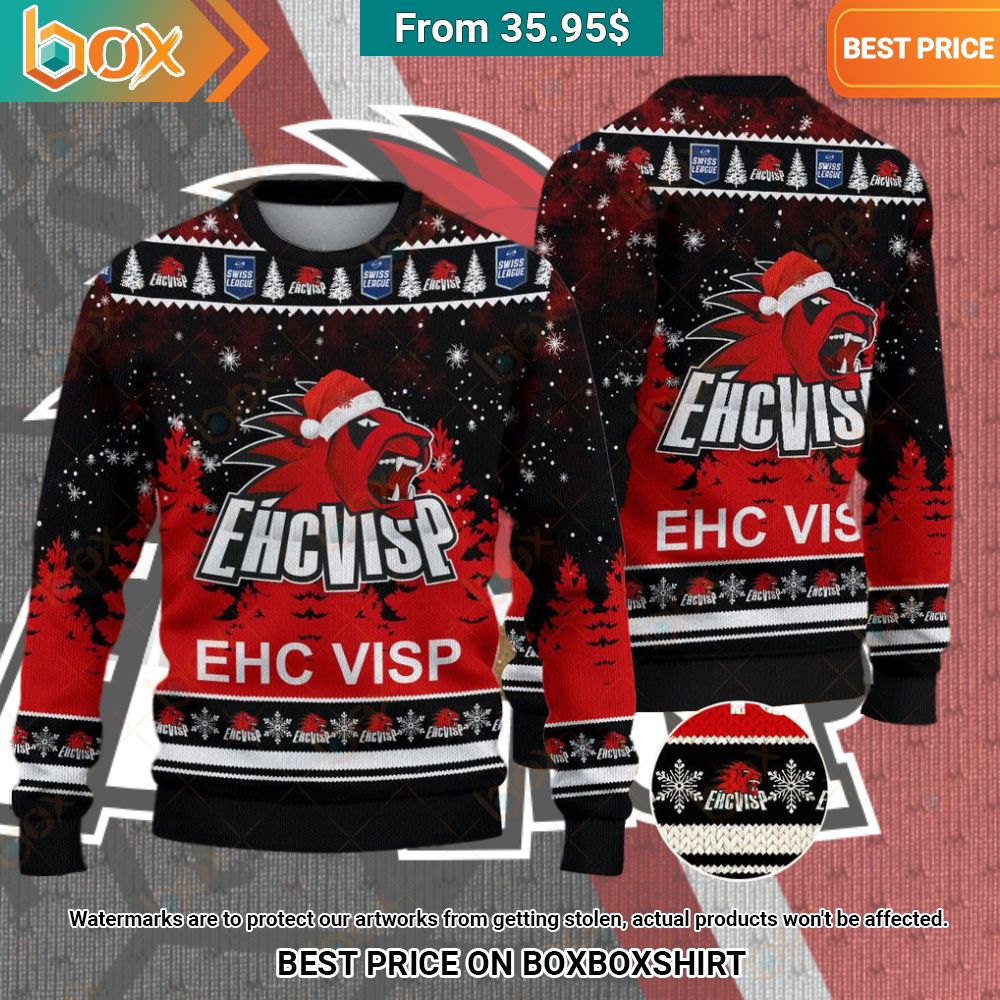 EHC Visp Christmas Sweater Cutting dash