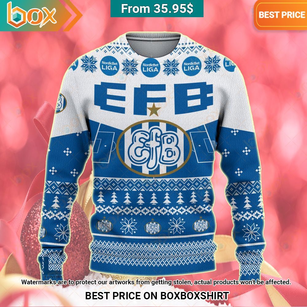 Esbjerg fB Christmas Sweater Oh my God you have put on so much!