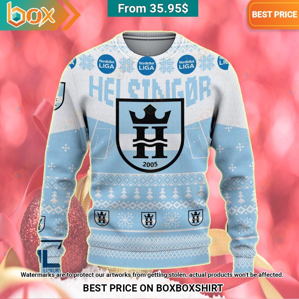 FC Helsingørs Christmas Sweater Stand easy bro