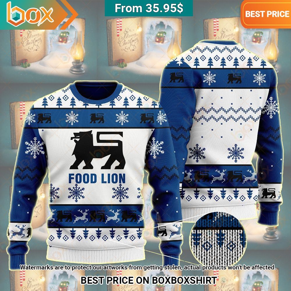 Food Lion Christmas Sweater, Hoodie You look different and cute