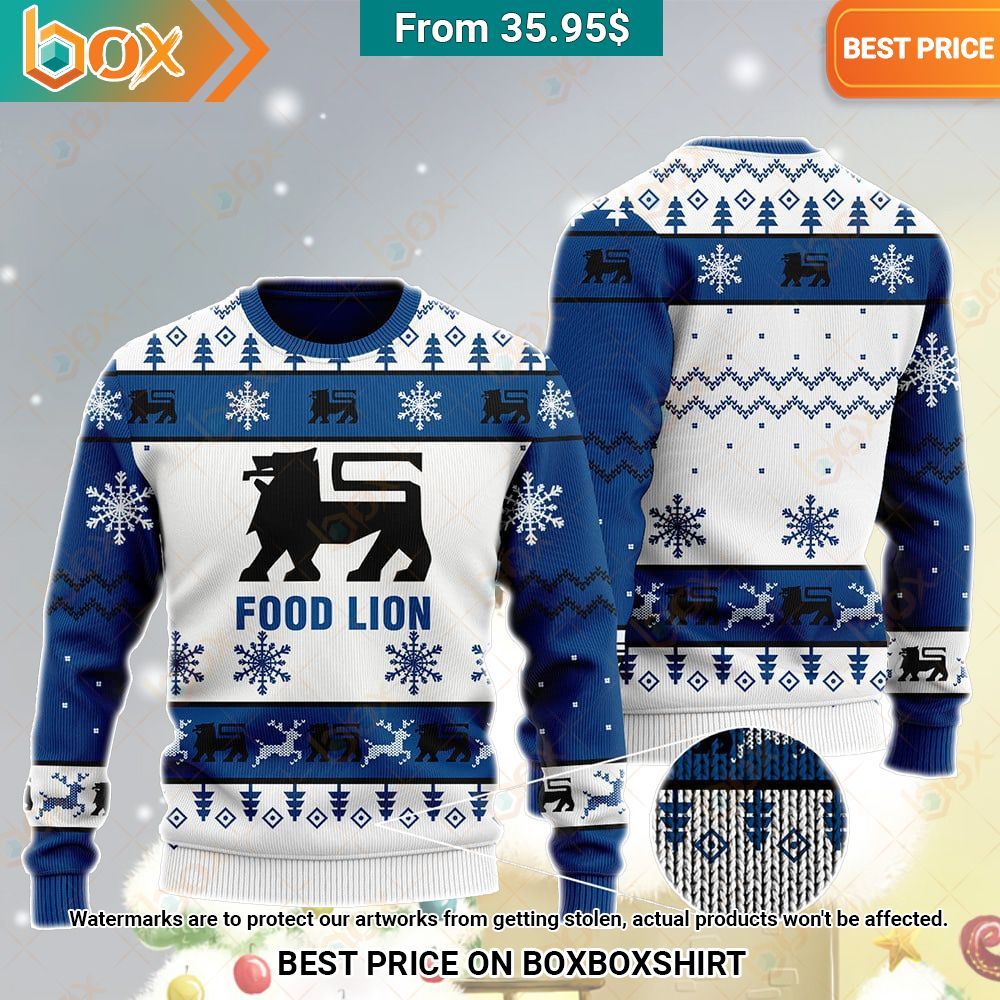 Food Lion Christmas Sweater, Hoodie You look cheerful dear