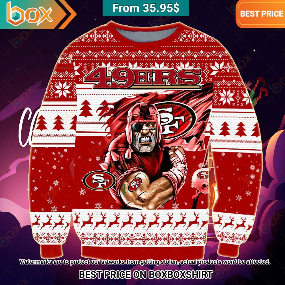 Francisco 49ers Flag Christmas Sweater This is your best picture man
