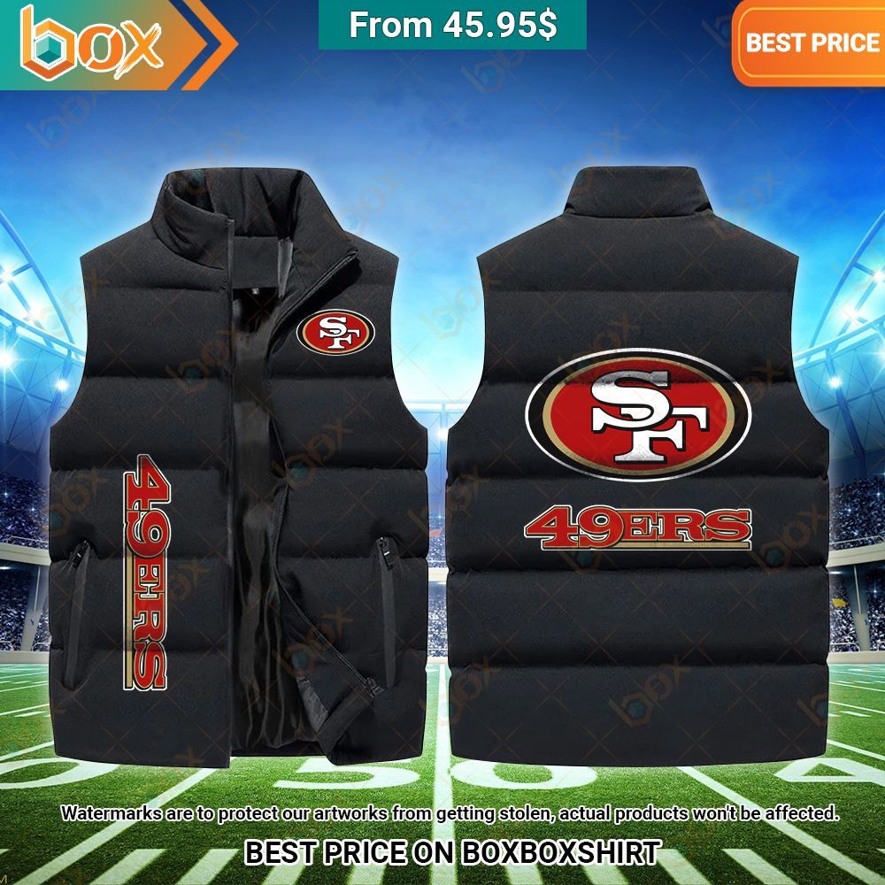 Francisco 49ers Sleeveless Puffer Down Jacket Elegant picture.