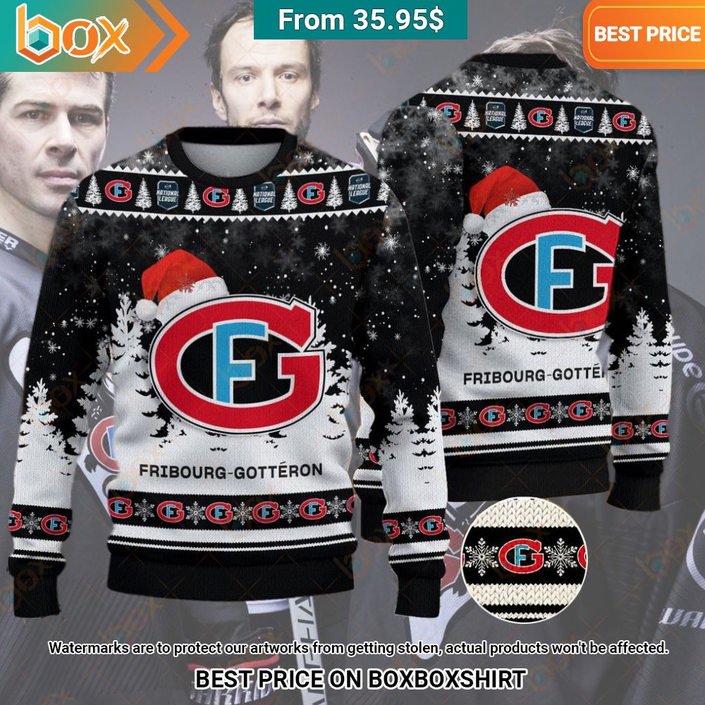 Fribourg Gotteron Christmas Sweater This place looks exotic.