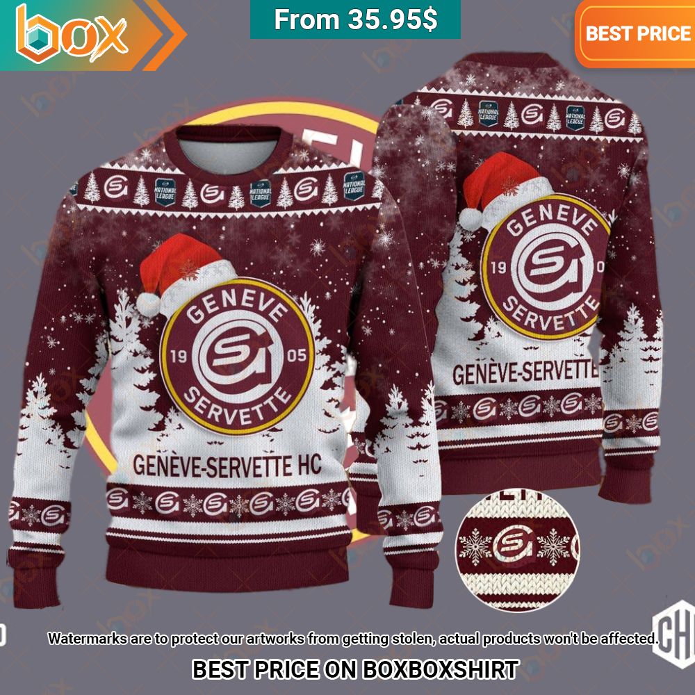 Geneve Servette HC Christmas Sweater It is more than cute