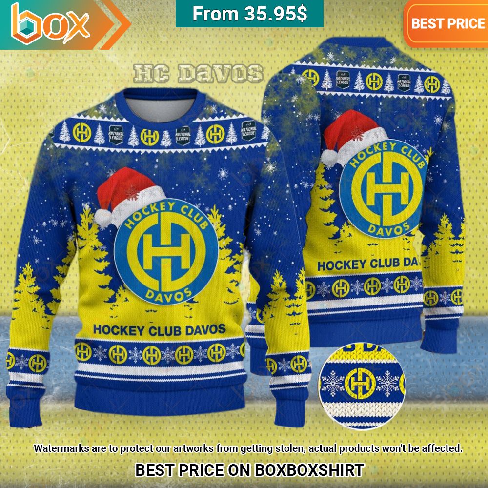 HC Davos Christmas Sweater How did you always manage to smile so well?