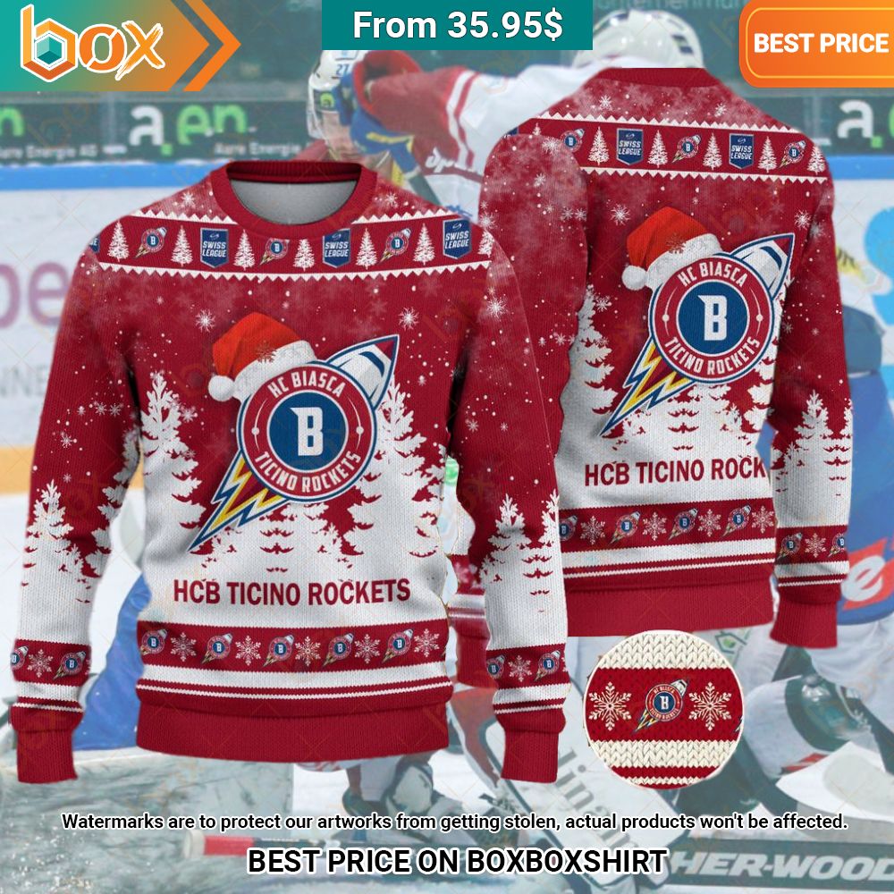 HCB Ticino Rockets Christmas Sweater Our hard working soul