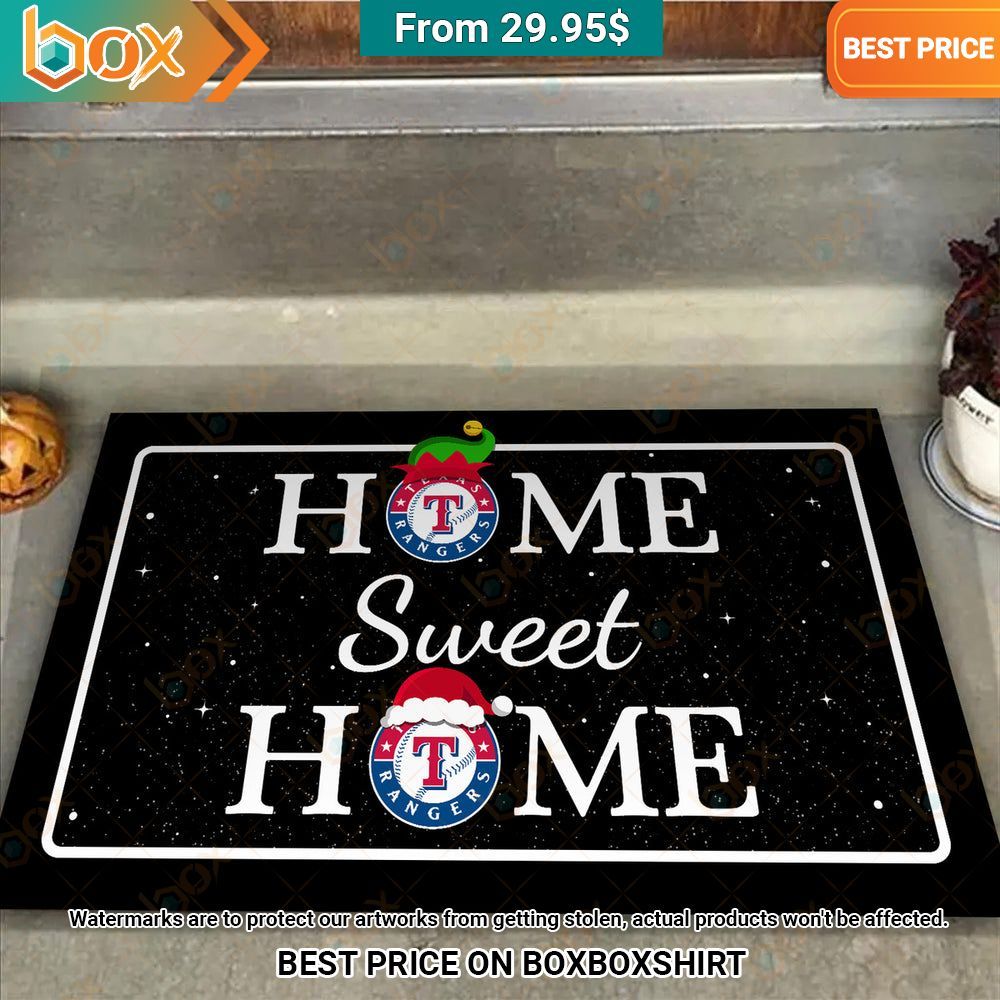 Home Sweet Home Texas Rangers Christmas Doormat Ah! It is marvellous
