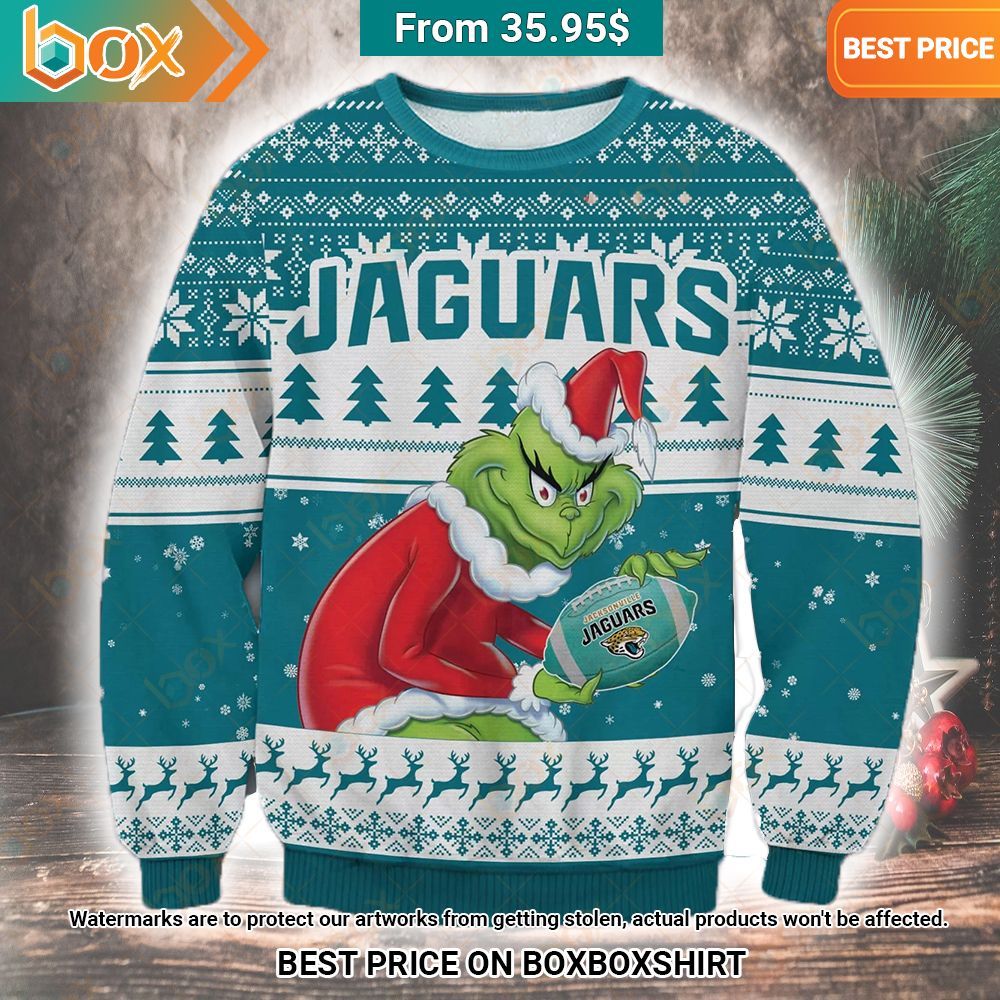 Jacksonville Jaguars Grinch Christmas Sweater Have you joined a gymnasium?