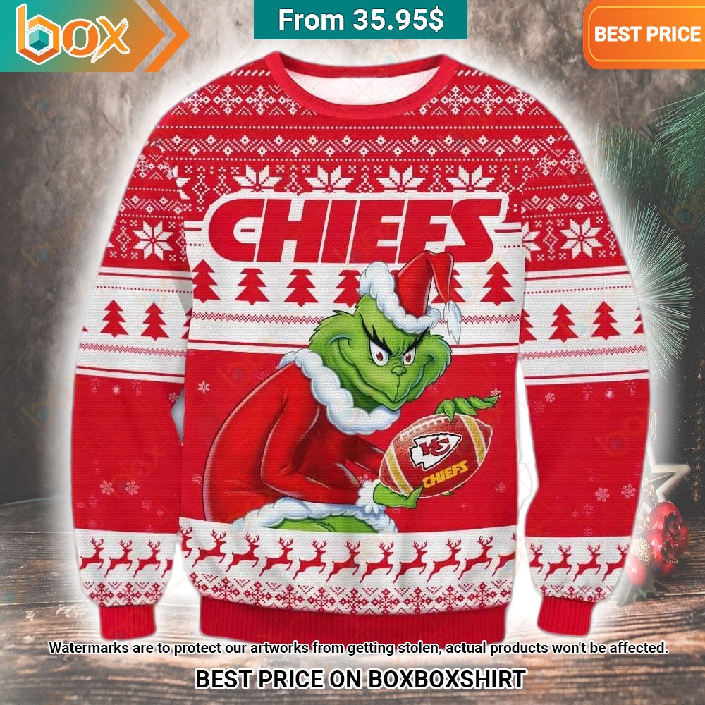 Kansas City Chiefs Grinch Christmas Sweater Nice place and nice picture