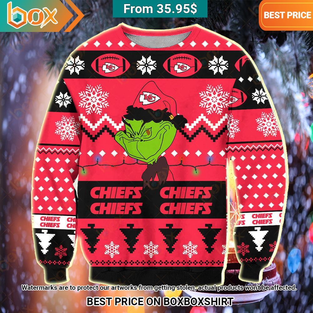 Kansas City Chiefs The Grinch Sweater How did you learn to click so well