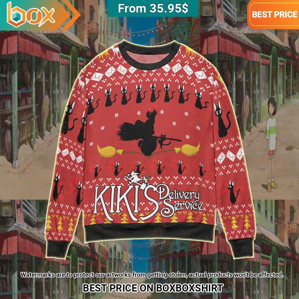 Kikis Delivery Service Christmas Sweater How did you learn to click so well
