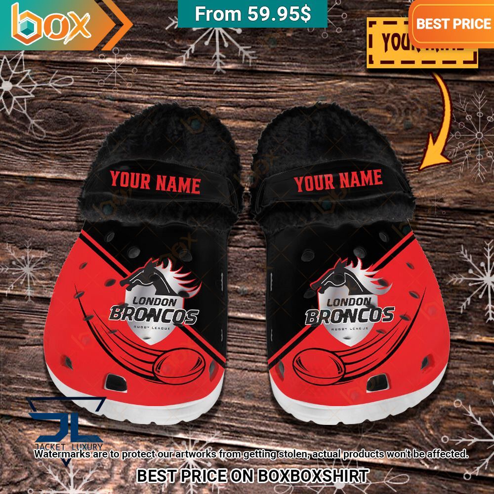 London Broncos Custom Flece Crocs clog Best click of yours