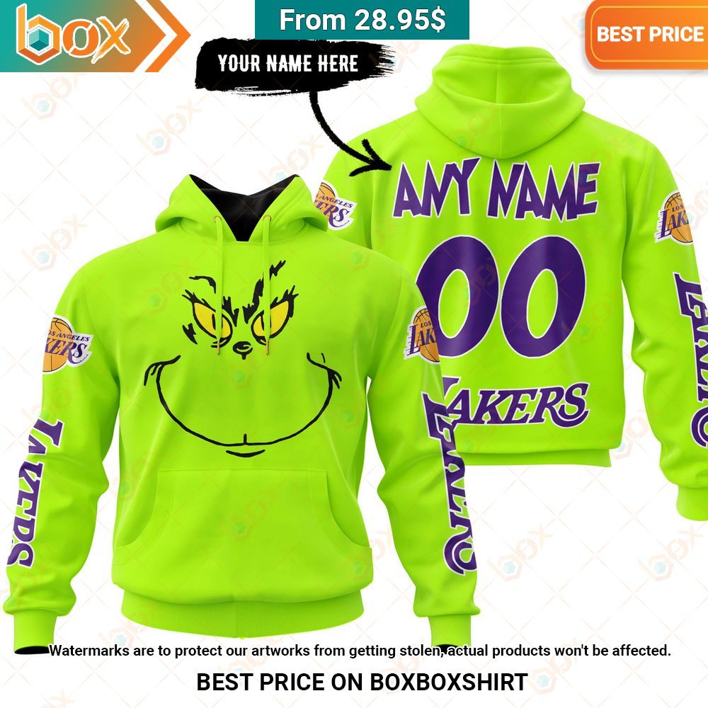 Los Angeles Lakers Grinch Face Custom Shirt Ah! It is marvellous