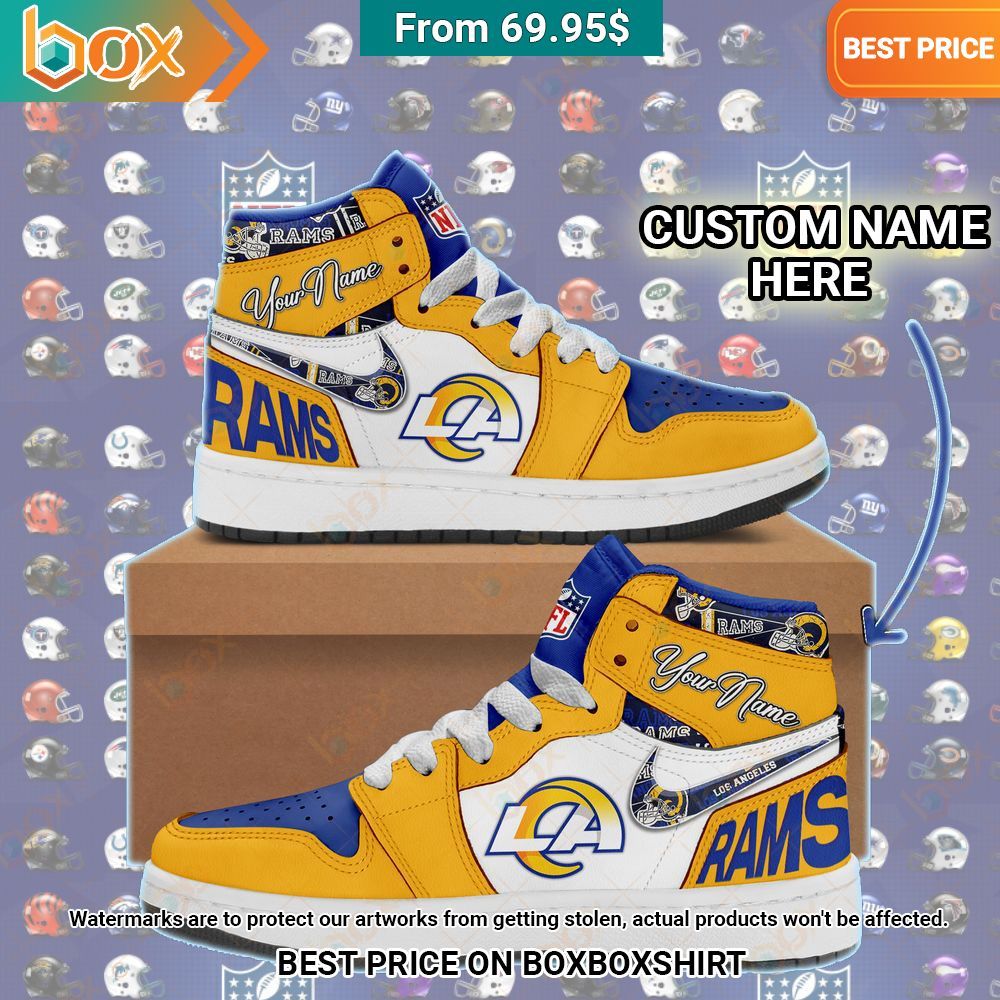 Los Angeles Rams Nike Air Jordan 1 Sneaker My favourite picture of yours