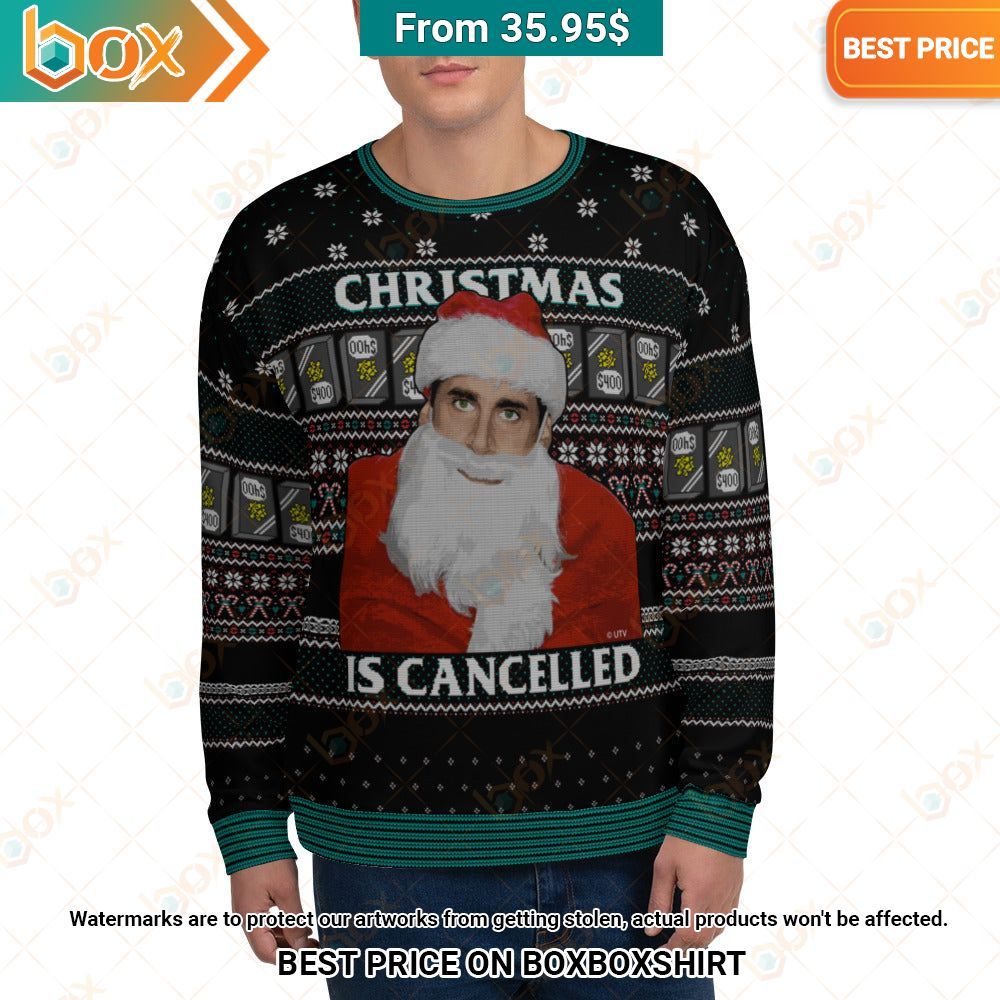 Michael Scott Christmas is Cancelled Sweater You are always amazing