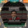 Michael Scott Naughty That's What Santa Said Sweater Gang of rockstars