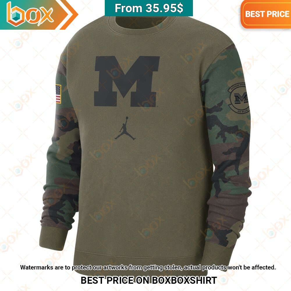 Michigan Wolverines Jordan Brand Sweatshirt Nice elegant click