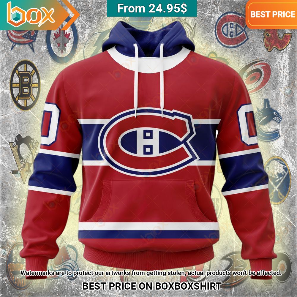 Montreal Canadiens Custom Hoodie Oh my God you have put on so much!