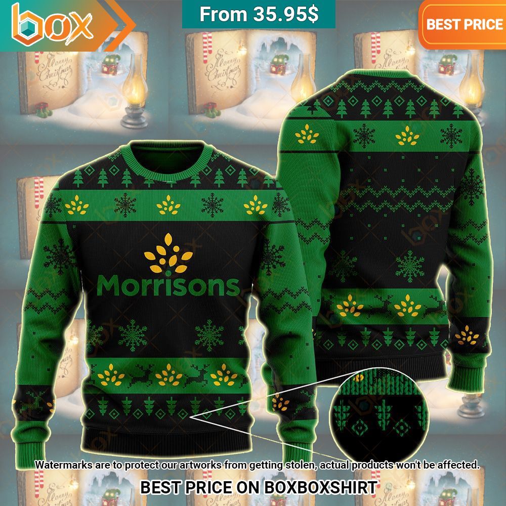 Morrisons Christmas Sweater, Hoodie Beauty is power; a smile is its sword.