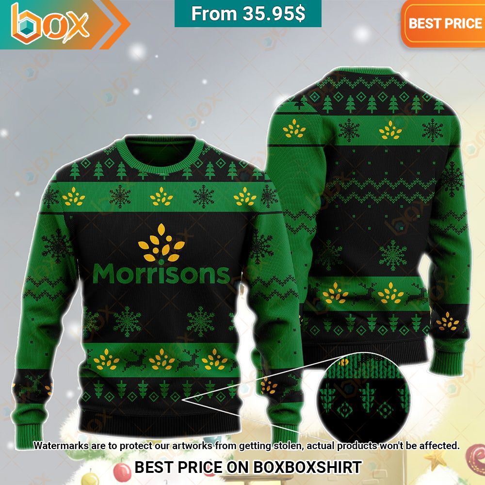 Morrisons Christmas Sweater, Hoodie Natural and awesome