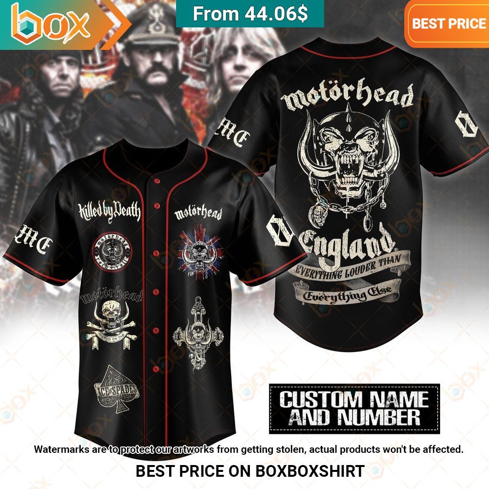 Motörhead Custom Baseball Jersey This is your best picture man