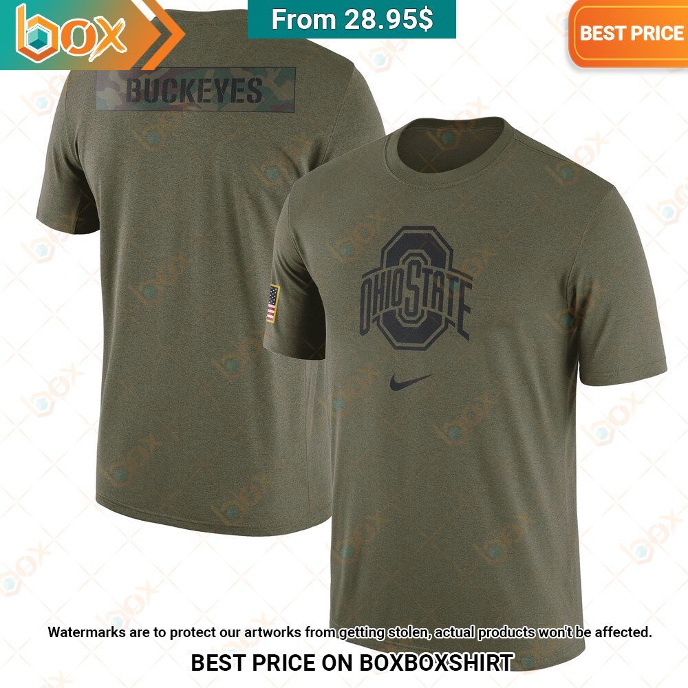 Ohio State Buckeyes Nike Salute to Service T shirt Good click