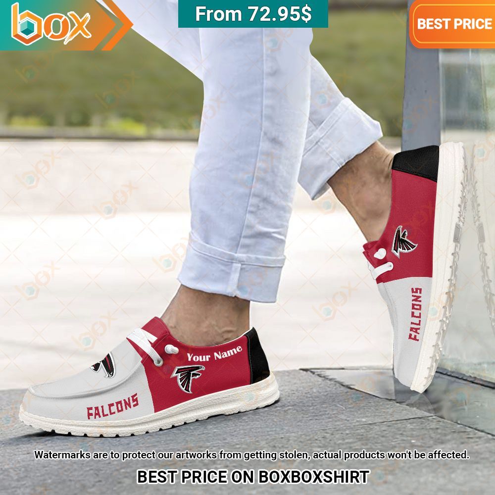 Personalized Atlanta Falcons Hey Dude Shoes Stand easy bro