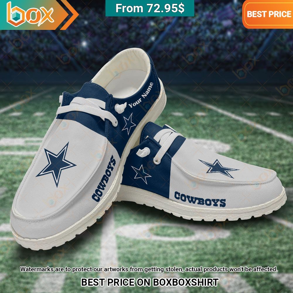 Personalized Dallas Cowboys Hey Dude Shoes I am in love with your dress