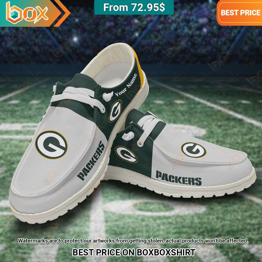 Personalized Green Bay Packers Hey Dude Shoes Wow! What a picture you click