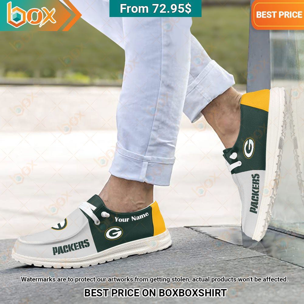 Personalized Green Bay Packers Hey Dude Shoes Hey! You look amazing dear