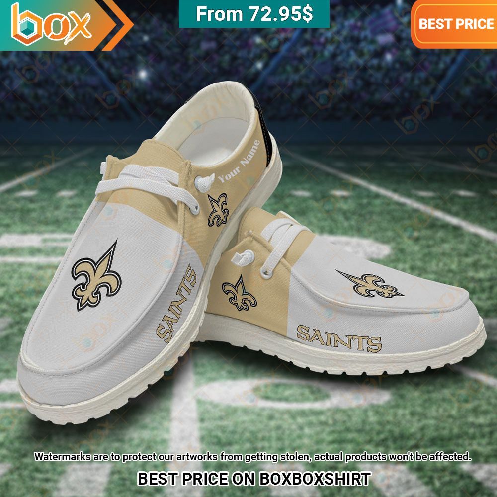 Personalized New Orleans Saints Hey Dude Shoes Handsome as usual
