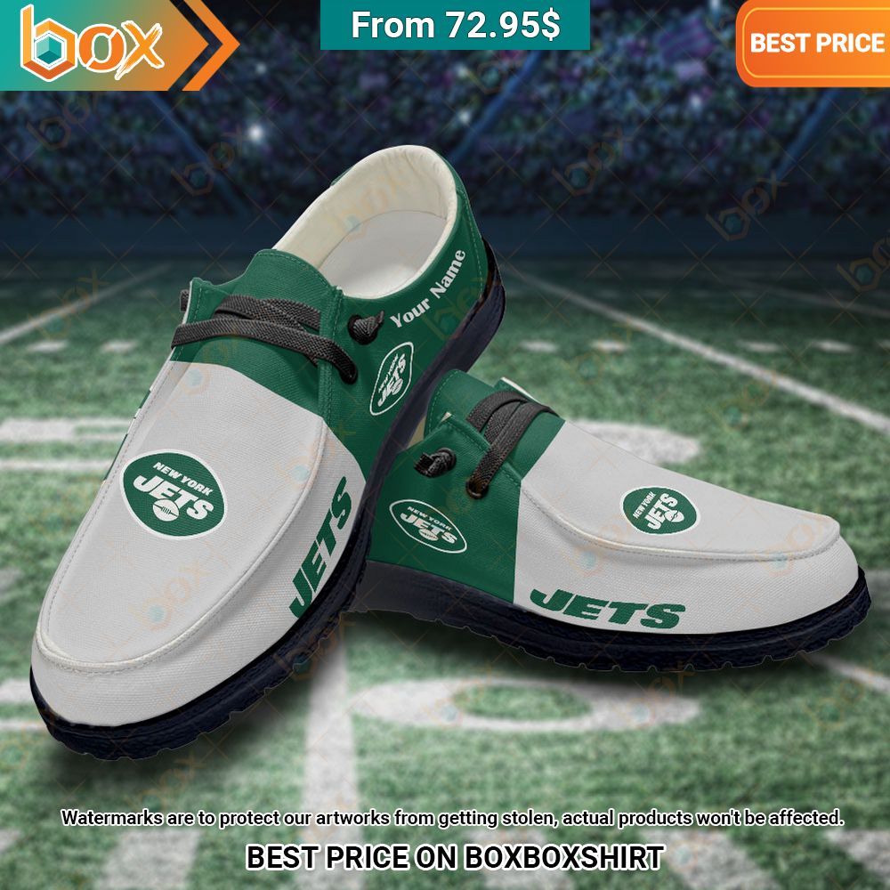 Personalized New York Jets Hey Dude Shoes Coolosm