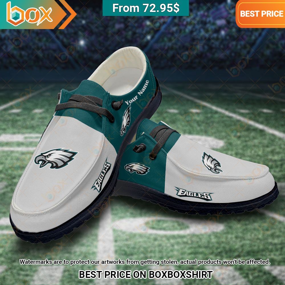 Personalized Philadelphia Eagles Hey Dude Shoes Our hard working soul