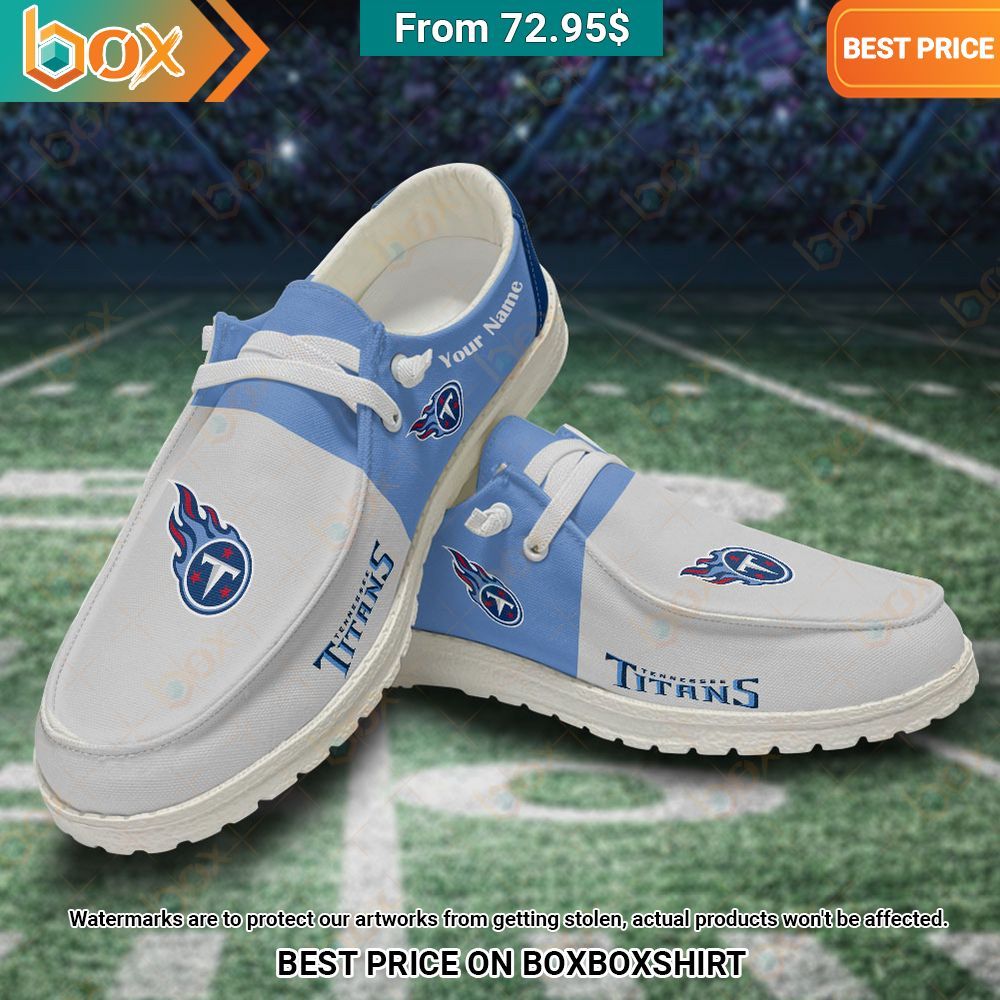 Personalized Tennessee Titans Hey Dude Shoes You look different and cute