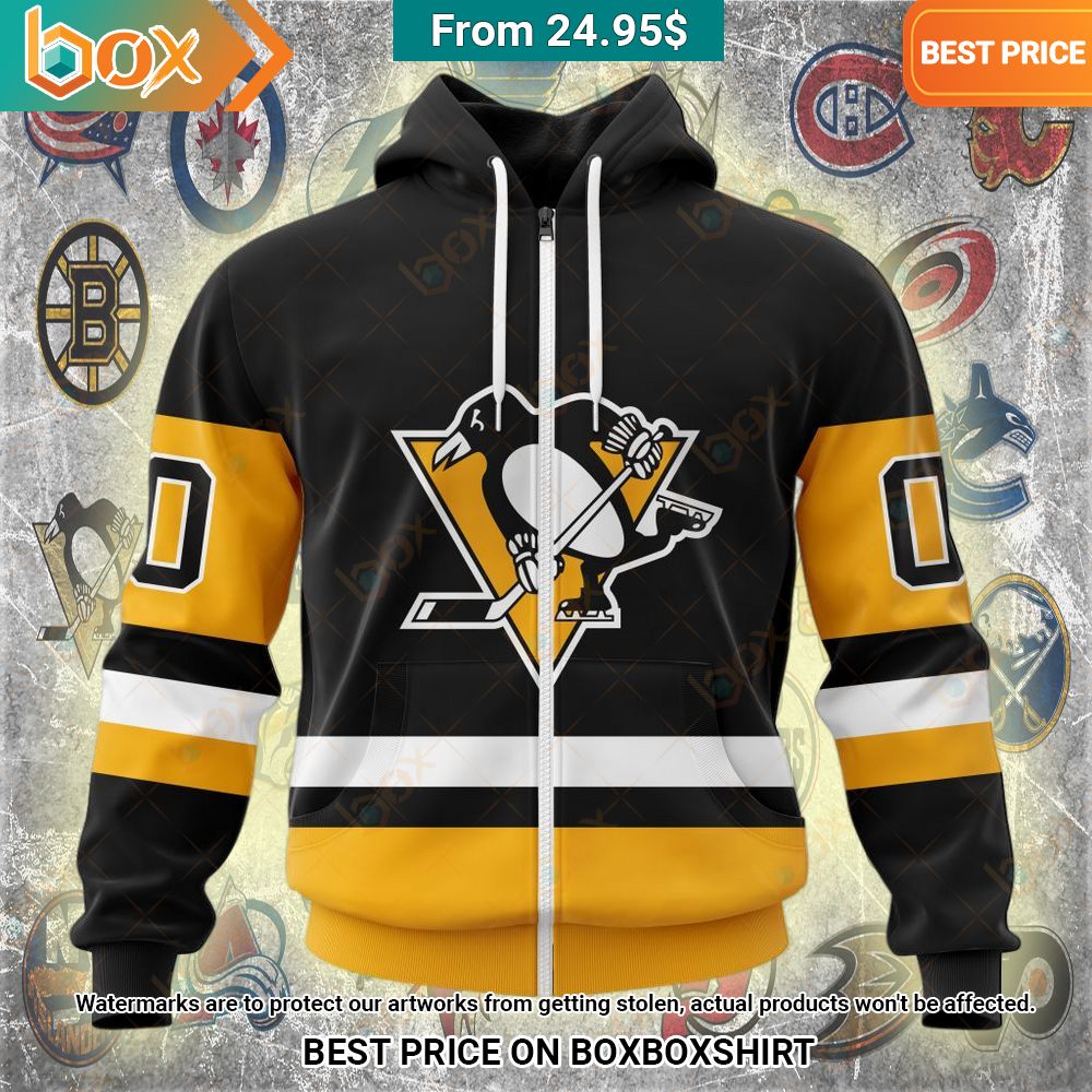 Pittsburgh Penguins Custom Hoodie Nice shot bro