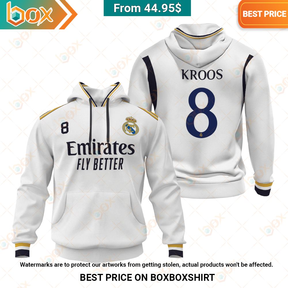 Real Madrid Toni Kroos 3D Hoodie Lovely smile