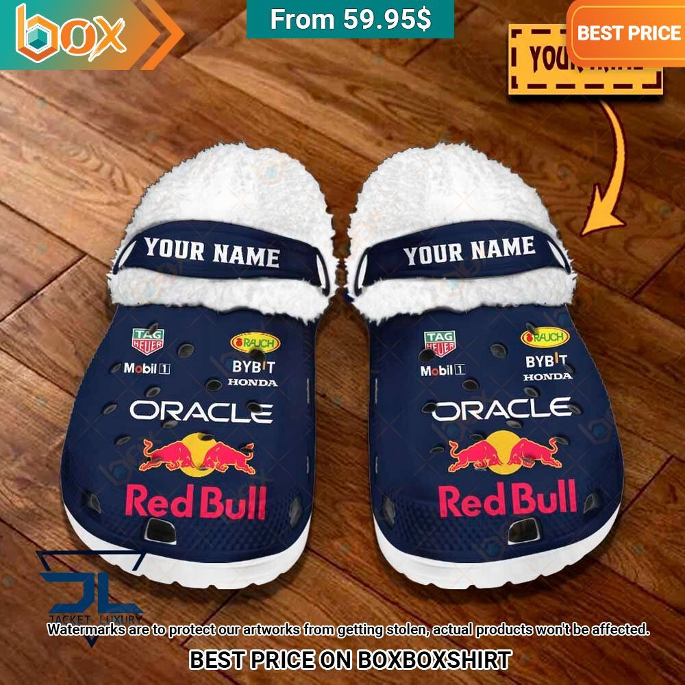 Red Bull Racing Custom Flece Crocs clog Super sober