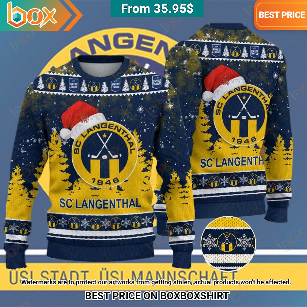 SC Langenthal Christmas Sweater My friend and partner
