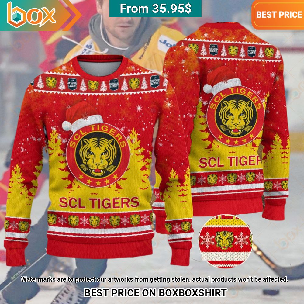 SCL Tigers Christmas Sweater Heroine