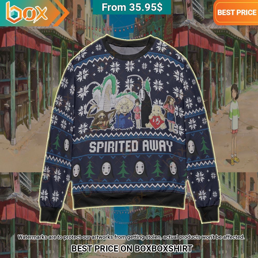 Spirited Away Anime Christmas Sweater You guys complement each other