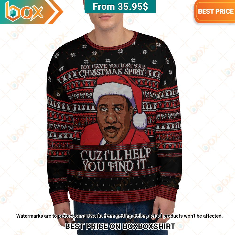 stanley hudson boy have you lost your christmas spirit cuz ill help you find it sweater 1 343.jpg
