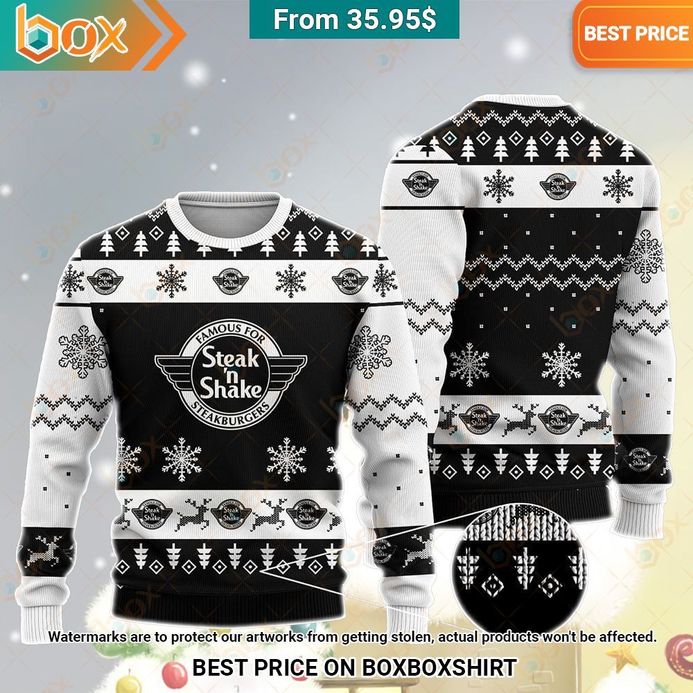 Steak 'n Shake Christmas Sweater, Hoodie Wow! What a picture you click