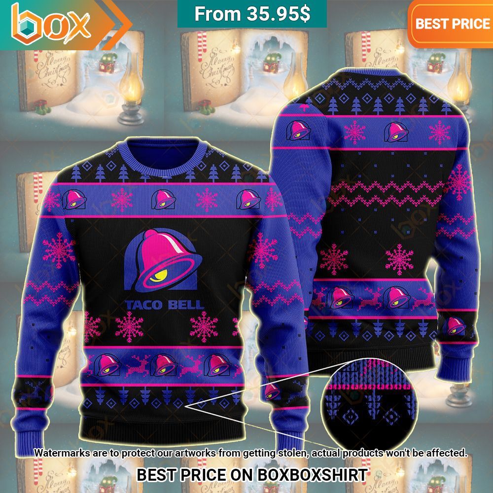 Taco Bell Christmas Sweater, Hoodie Looking so nice