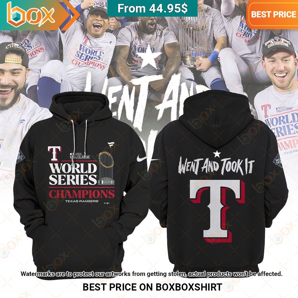 Texas Rangers World Series Champions Hoodie You are always amazing