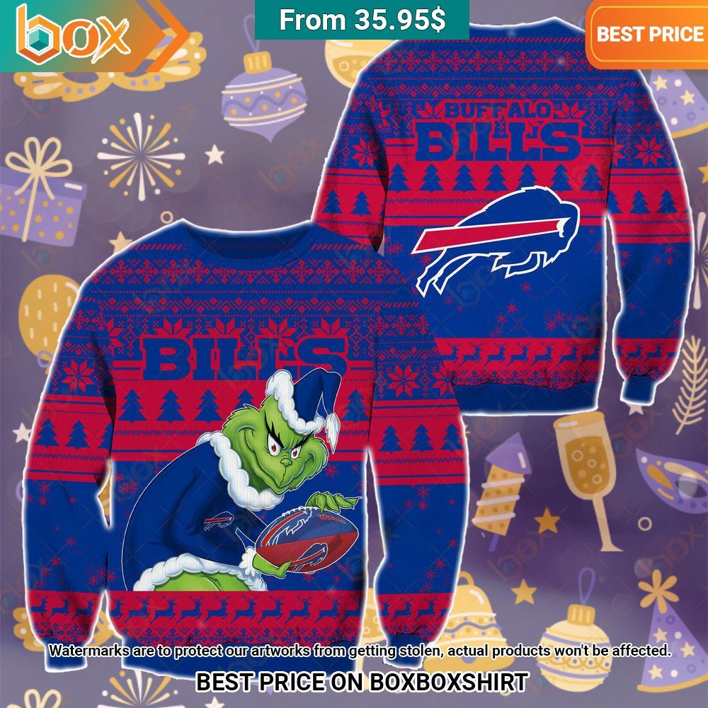 The Grinch Christmas Buffalo Bills Sweater Trending picture dear