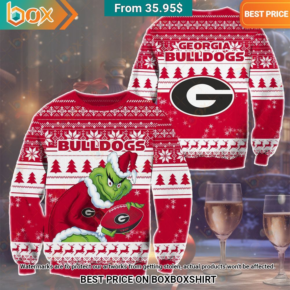 The Grinch Christmas Georgia Bulldogs Sweater You tried editing this time?