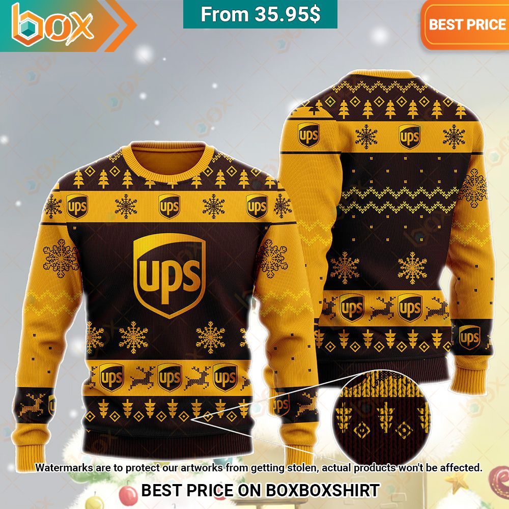UPS Christmas Sweater, Hoodie Elegant picture.