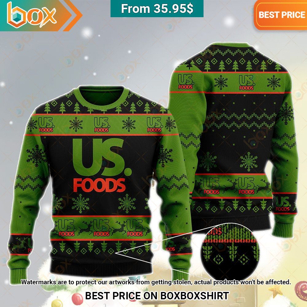 US Foods Christmas Sweater, Hoodie You look insane in the picture, dare I say